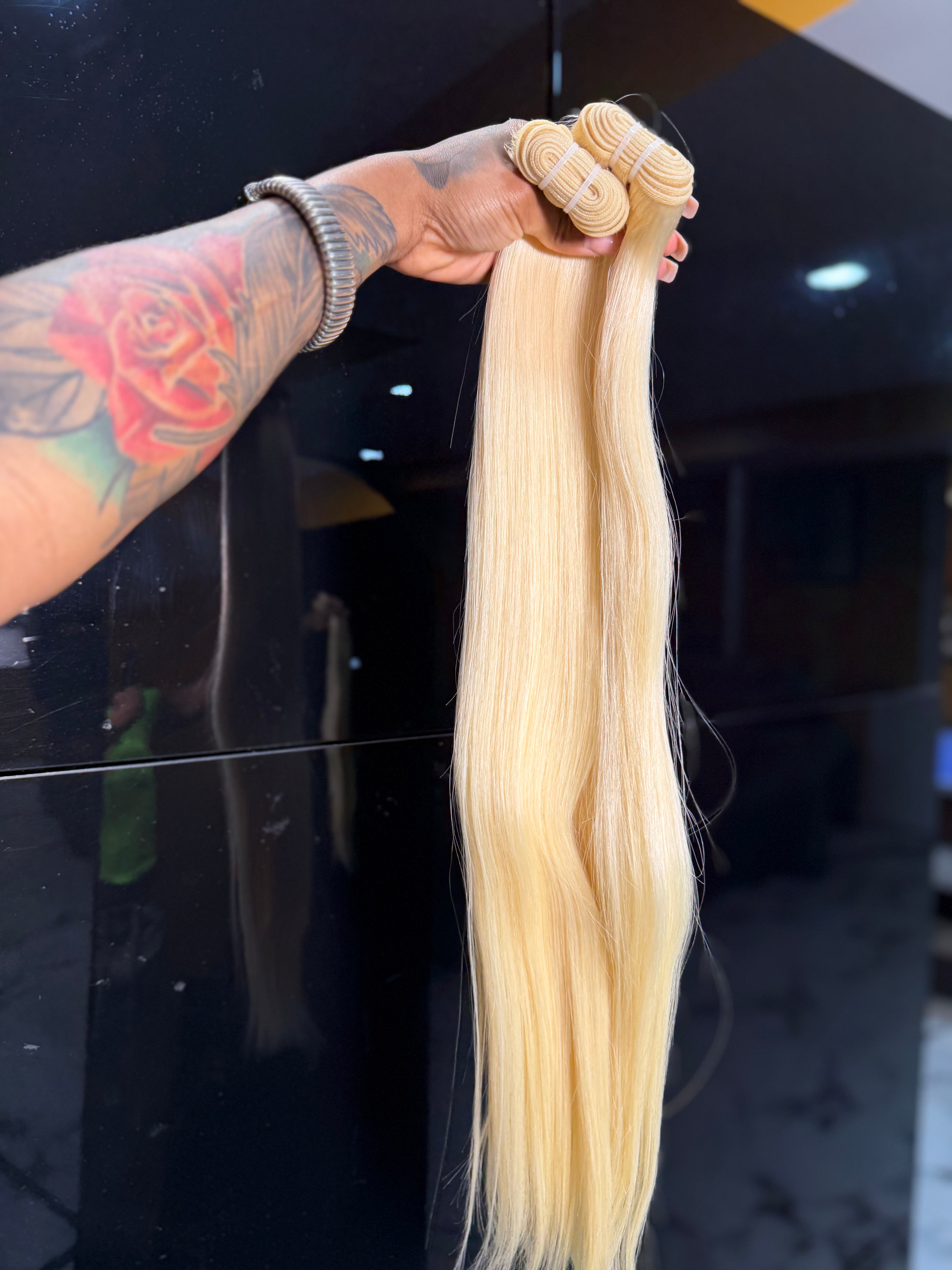Raw hair 613 bundles